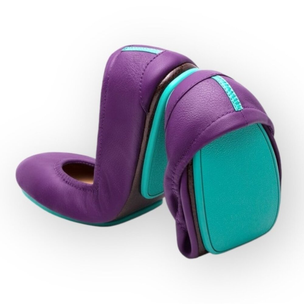 Tieks Lilac Leather Ballet Flats 8